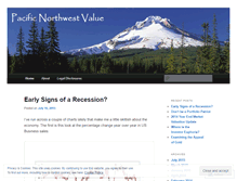 Tablet Screenshot of pnwvalue.com